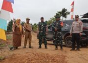 Kapolres Kotim Cek Lokasi TMMD, Pastikan Kegiatan Berjalan Lancar