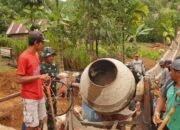 Putaran Mesin Molen Pacu Semangat Satgas TMMD Reguler ke-127 Kodim 1015/Sampit