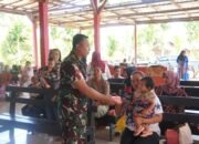 Peduli Kesehatan Ibu Hamil dan Bayi, Satgas TMMD Reguler ke-127 Gelar Posyandu