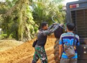 Satgas TMMD Reguler ke-127 Bantu Operator Isi BBM Alat Berat