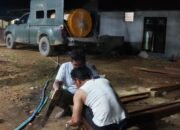 Satgas TMMD Reguler ke-127 Kodim 1015/Sampit Lembur kerjakan Tandon Air