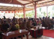 Dansatgas TMMD ke 127 Kodim 1015/Sampit Sampaikan Paparan Progres Pembangunan TMMD ke 127,Tim Wasev Mabes AD