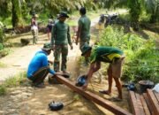 Satgas TMMD ke-127 Kodim 1015/Sampit Mulai Pekerjaan Sasaran Jembatan