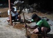 Satgas TMMD Reguler ke-127 Kodim 1015/Sampit Lembur kerjakan Tandon Air