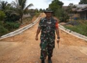 Dansatgas 1015/Sampit TMMD Pastikan Pengerjaan Sesuai Target