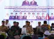 Komandan Kodim 1015/Sampit Bersama Forkopimda Provinsi Kalimantan Tengah Tinjau Pasar Murah