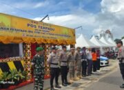 Personel Kodim 1015/Sampit Bersinergi dengan Polri Amankan Lalu Lintas di Pos-Pos Strategis