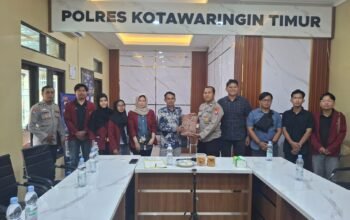 Sat Binmas Polres Kotim Menerima Kunjungan Silaturrahmi Dari Pengurus STIH Habaring Hurung Sampit.