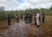 Tim Survei Rencana Konstruksi Satuan Tinjau Lokasi Pembangunan Batalyon TP 923 /Mentaya Di Wilayah Kodim 1015/Sampit