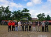 Siaga Tanggulangi Bencana Karhutla, Kodim 1015/Spt Bersama Perusahaan Swasta Gelar Latihan Karhutla