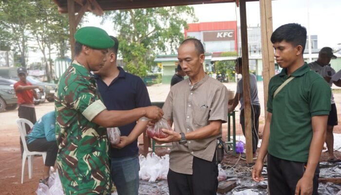 Rayakan Idul Adha 1447 H, Kodim 1015/Sampit Laksanakan Pemotongan Hewan Qurban