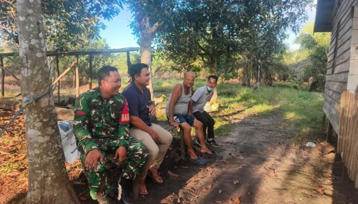 Babinsa Koramil 1015-09/Seruyan Hilir Melaksanakan Komsos Dengan Warga Binaan