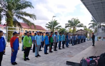 Bentuk Karakter Generasi Muda, Personel Kodim 1015/Sampit Melatih LKBB